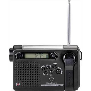 Renkforce  Renkforce RF-CR-200 Radio portatile FM, AM, OC Radio di emergenza ricaricabile, Pannello sol 