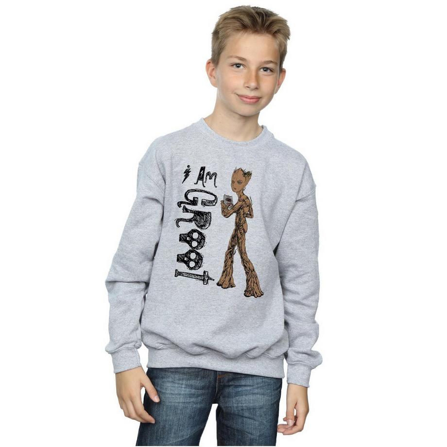 MARVEL  Avengers Infinity War I Am Teenage Groot Sweatshirt 