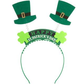 Tectake  St. Patrick’s Day Kopfschmuck Schriftzug mit Zylindern 