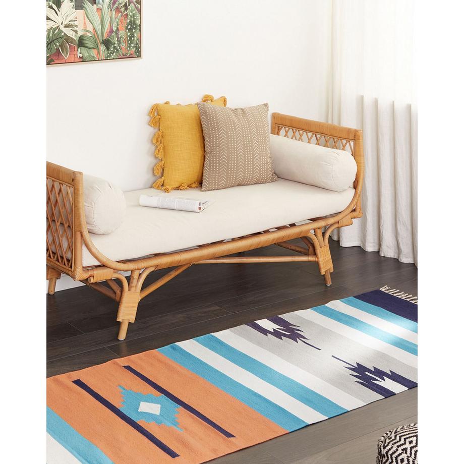 Beliani Tappeto en Cotone  NORATUS  