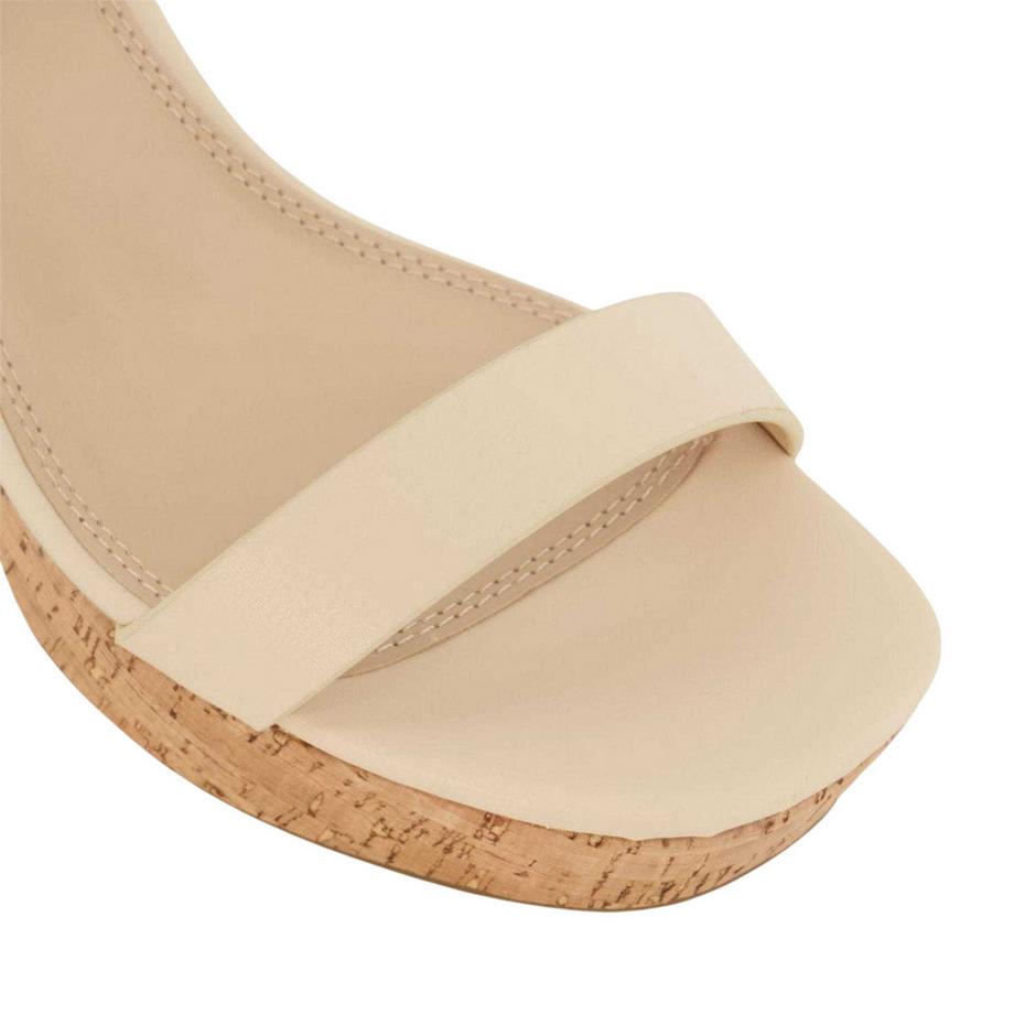 Dune London Jarell Leder Sandalen Plattform Blockabsatz  