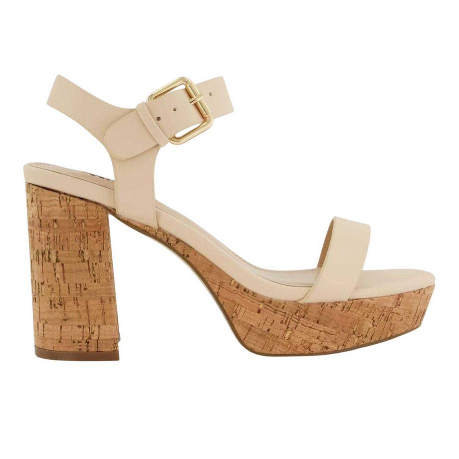 Jarell Sandalen , Leder, Plattform Blockabsatz