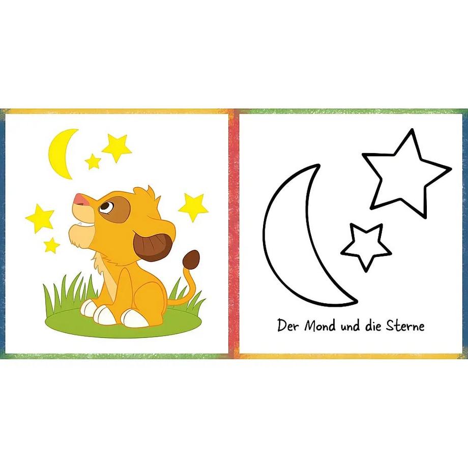 Mein erstes Disney Buch: Mein erstes Malbuch Kein Autor Couverture rigide 