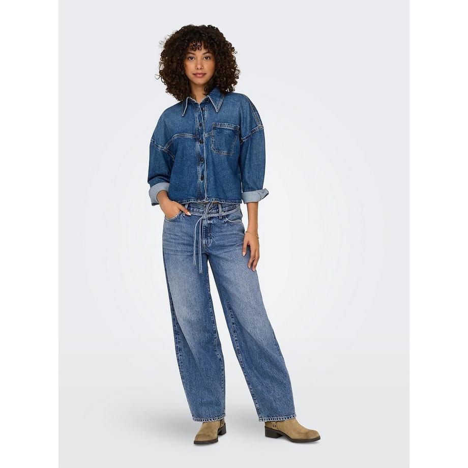 ONLY Jean large avec lien resserable  