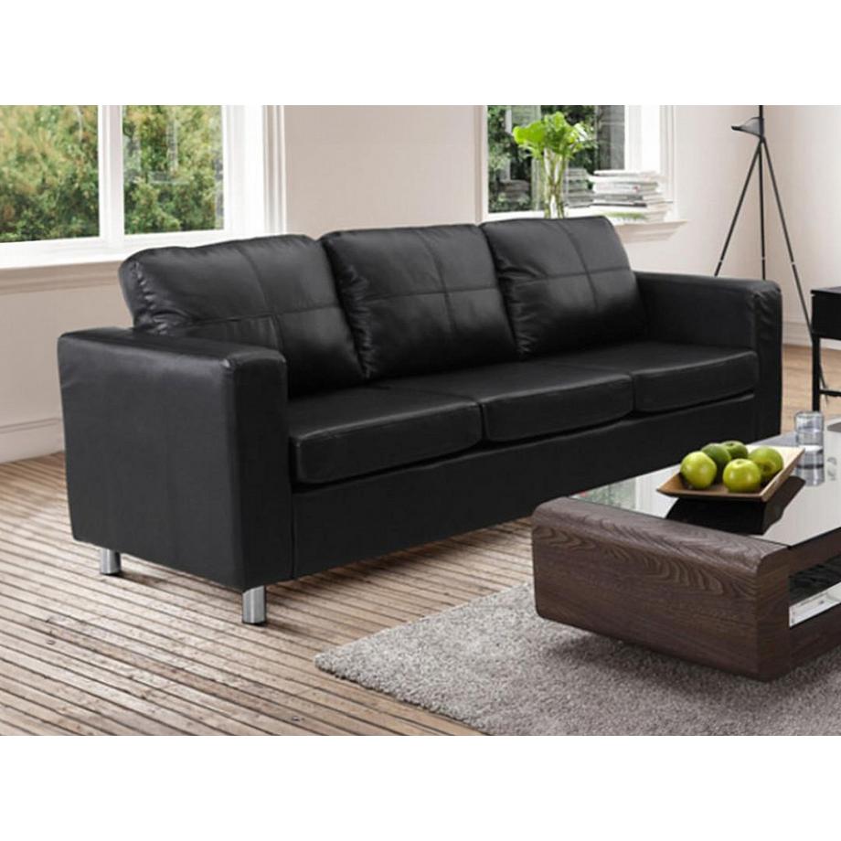 Vente-unique Canapé 3 places en simili ACKLEY  