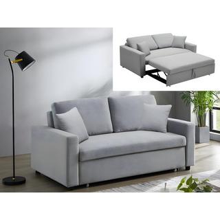 Vente-unique Schlafsofa 3Sitzer INIZOR Stoff  