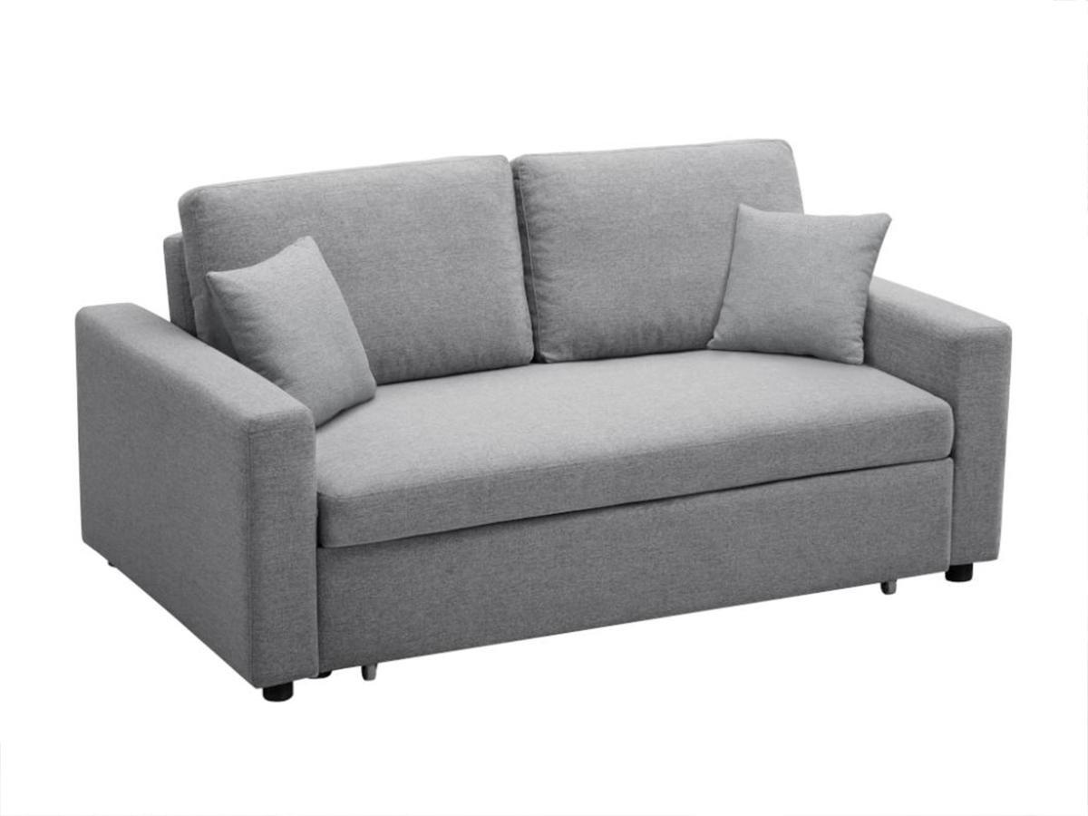 Vente-unique Schlafsofa 3Sitzer INIZOR Stoff  