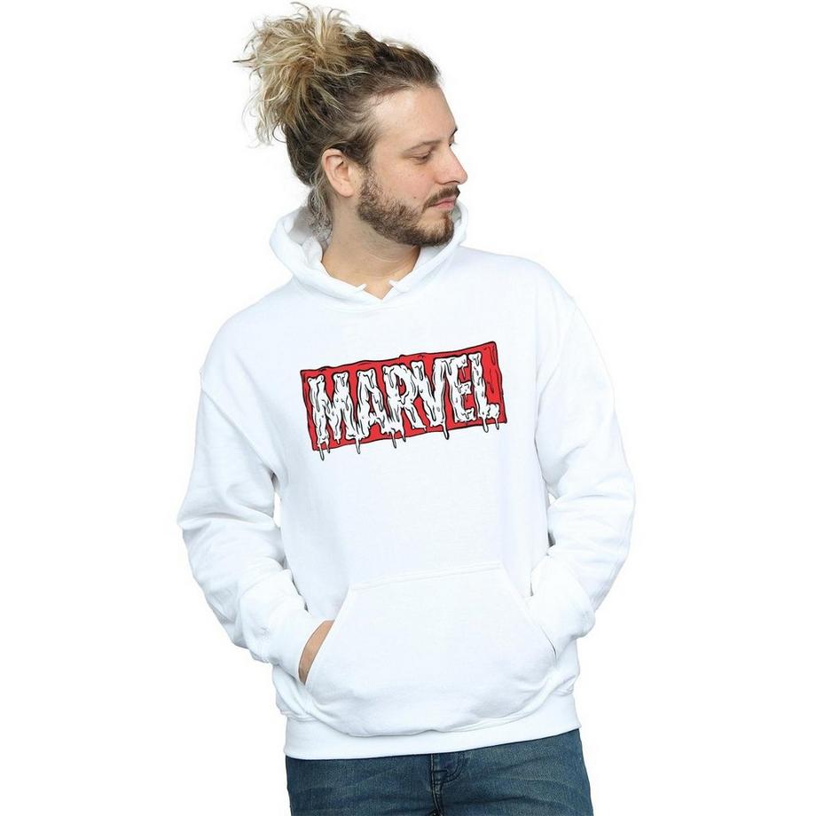 MARVEL Logo Felpa con Cappuccio  