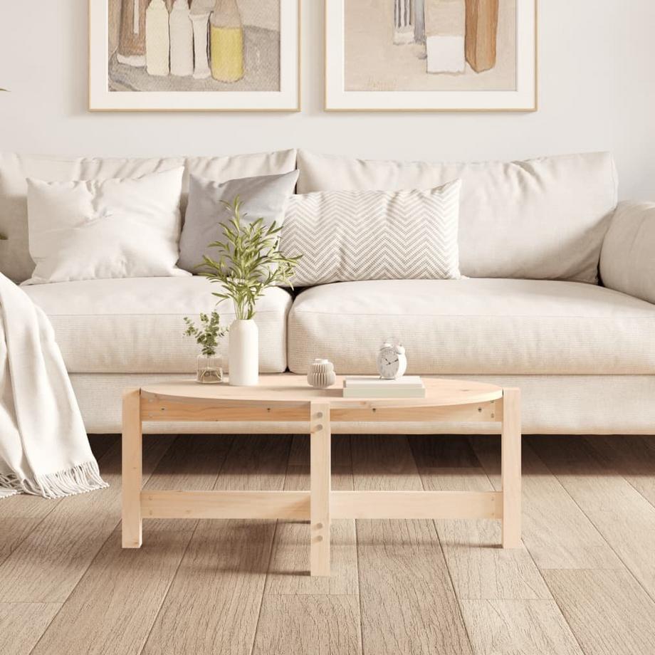 VidaXL Table basse bois de pin  