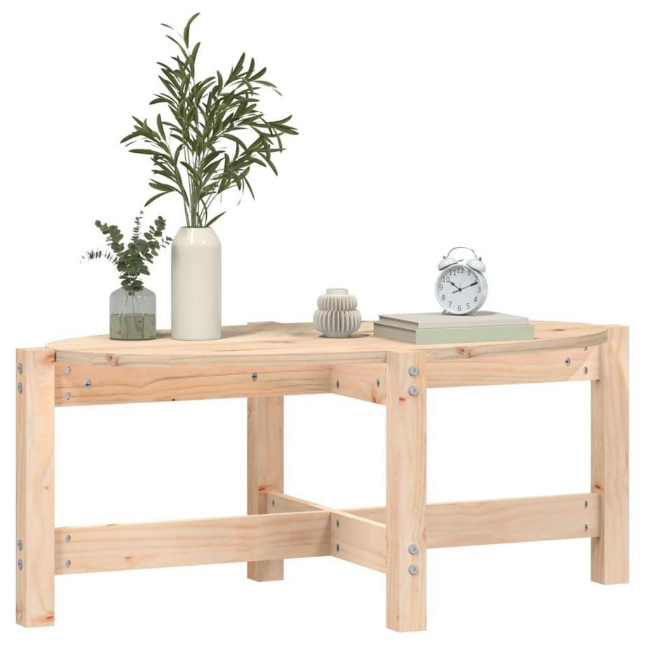 VidaXL Table basse bois de pin  