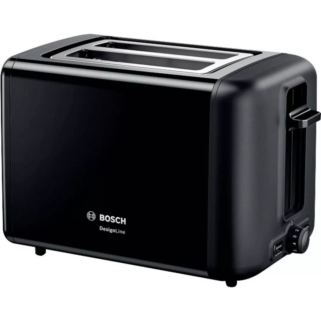 ABB Stotz S&J – Bosch Kompakt Toaster DesignLine, Schwarz