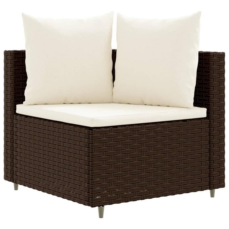 VidaXL set salotto da giardino Polirattan  
