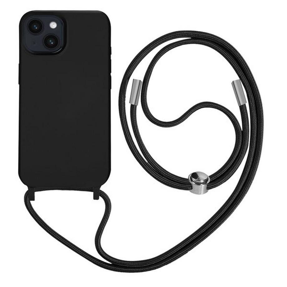 Coque Cordon iPhone 14 Noir