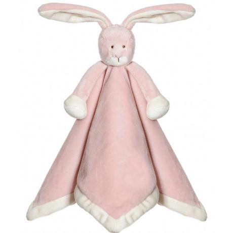 TEDDYKOMPANIET  Schmusetuch Hase Dusty Rosa (35cm) 
