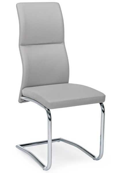 mutoni Chaise Cantilever Thelma gris clair  