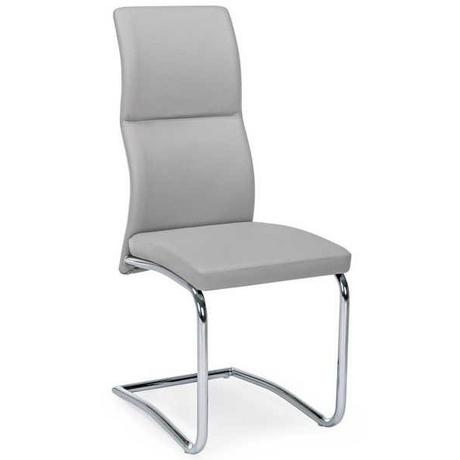 mutoni Chaise Cantilever Thelma gris clair  