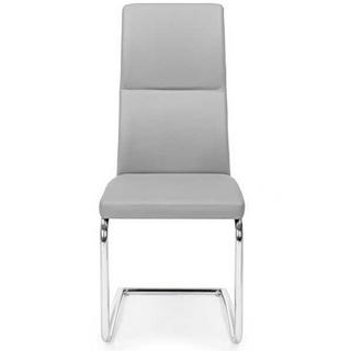 mutoni Chaise Cantilever Thelma gris clair  