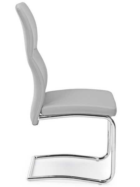 mutoni Chaise Cantilever Thelma gris clair  