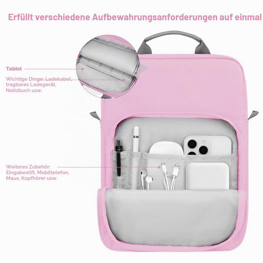 Only-bags.store Tablet-Hülle mit Schultergurt und Griff  