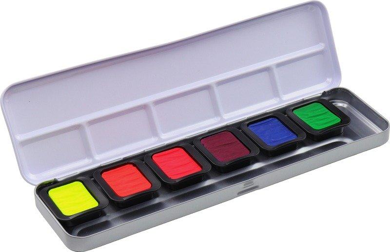 Talens TALENS Perlglanzfarbe Finetec Box FN9000 Premium Neon 6 Farben  