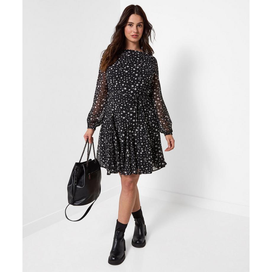 Robe Courte à Ourlet Évasé Astrid