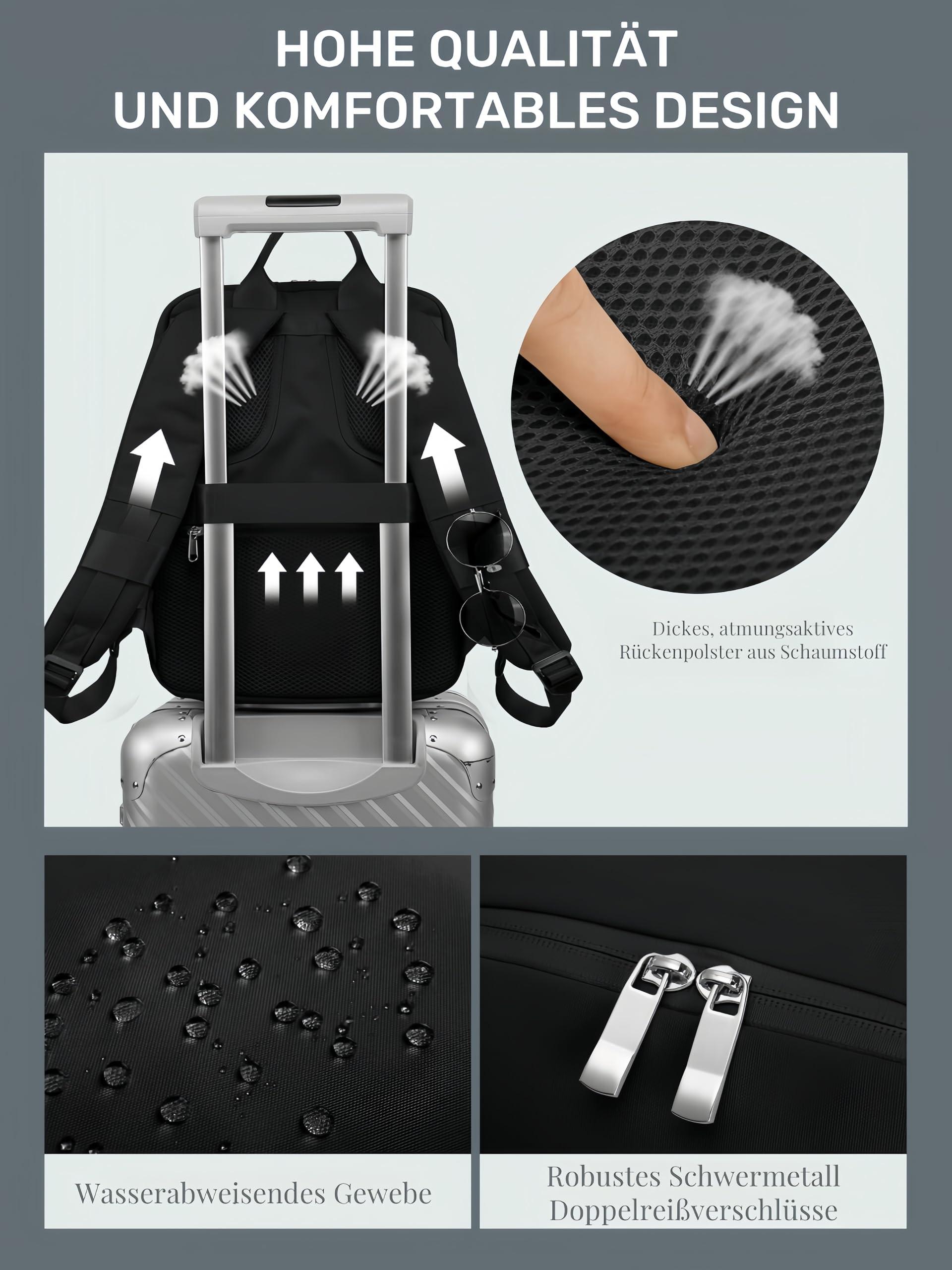 Only-bags.store Große Reise Handgepäck Anti-Diebstahl Rucksack  