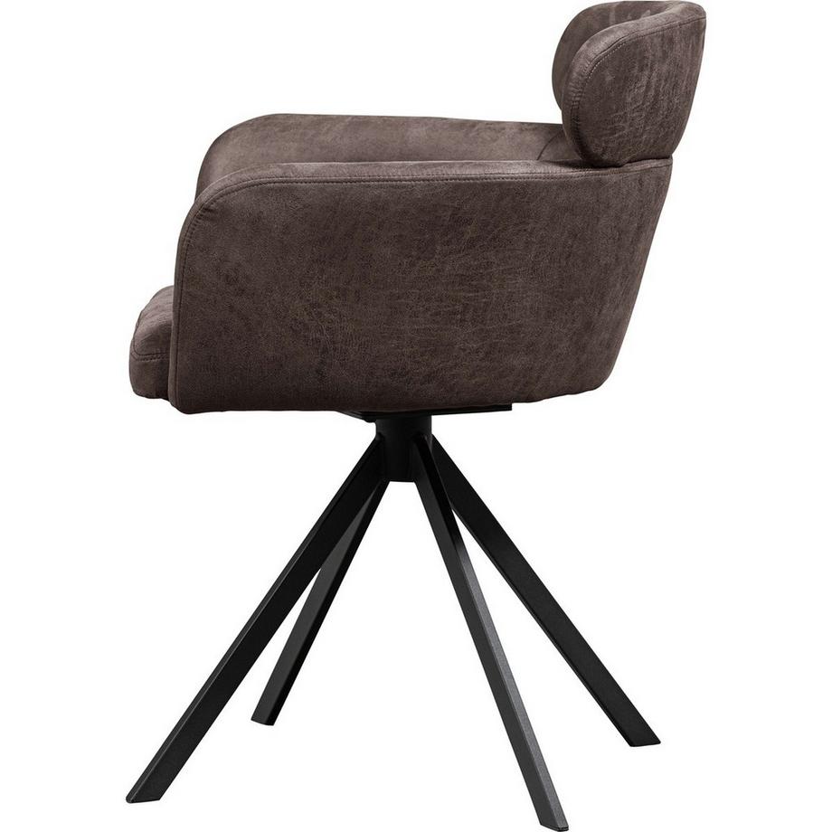 mutoni Drehstuhl Fenne Kunstleder/grau  