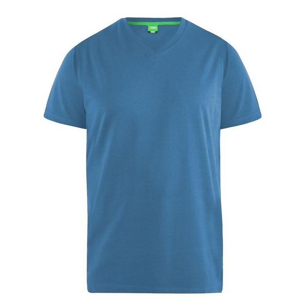 Duke  Signature 2 King Size Cotton V Neck T-Shirt 