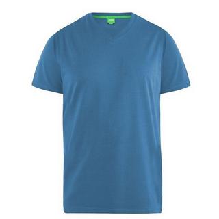 Duke  Signature 2 King Size Cotton V Neck T-Shirt 