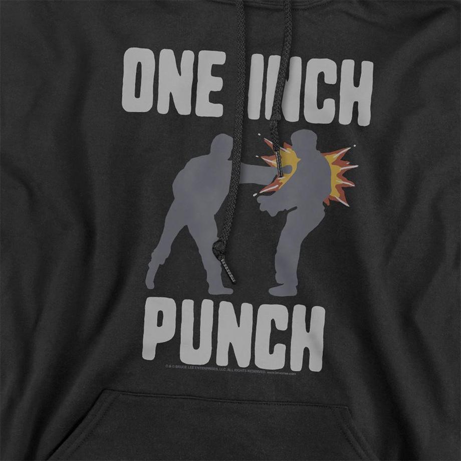 Bruce Lee The Small But Mighty Felpa Con Cappuccio  