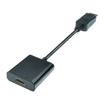 M-Cab 6060004 câble vidéo et adaptateur 0,2 m DisplayPort HDMI Type A (Standard) Noir