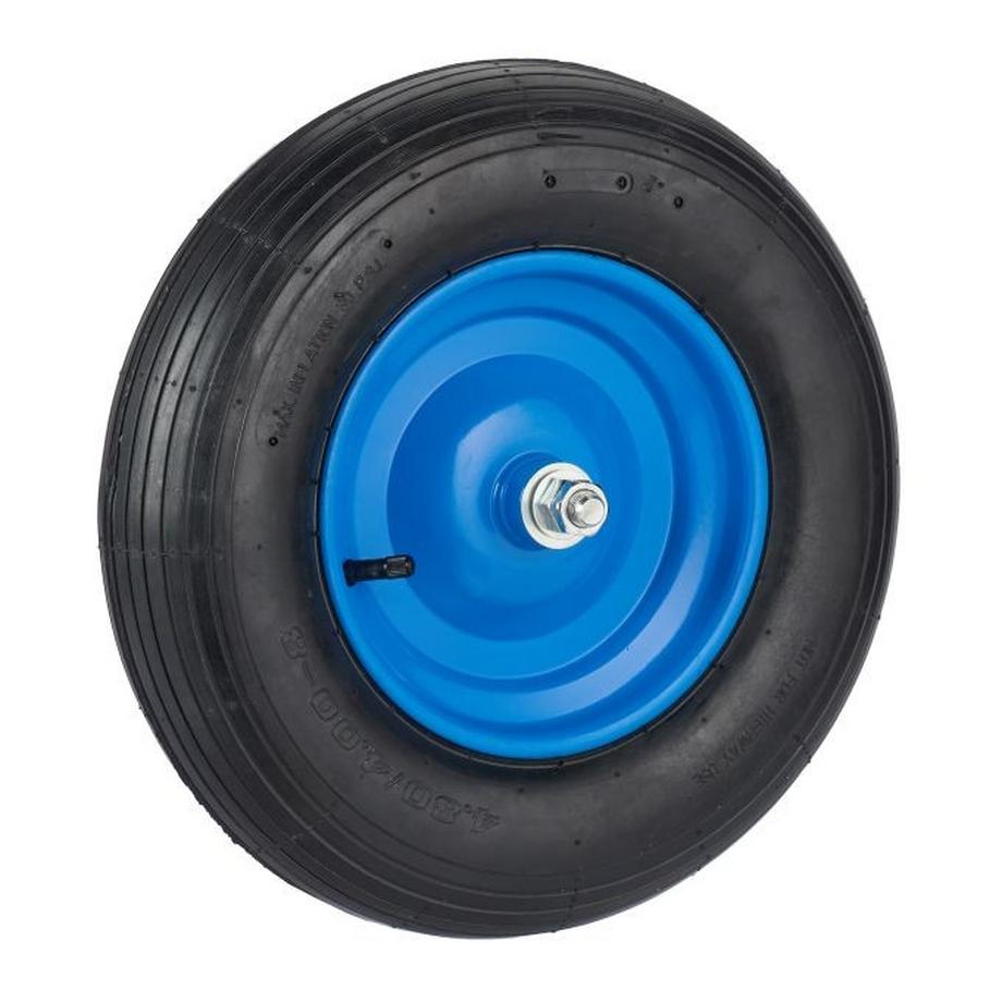B2X  Räder für Schubkarre mit Luftbereifung 4.00-8 Achse 