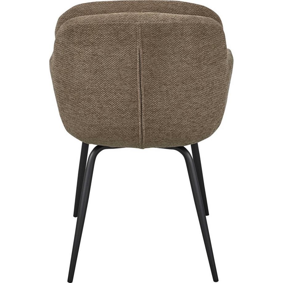 mutoni Poltrona Runa in ciniglia sabbia scuro  