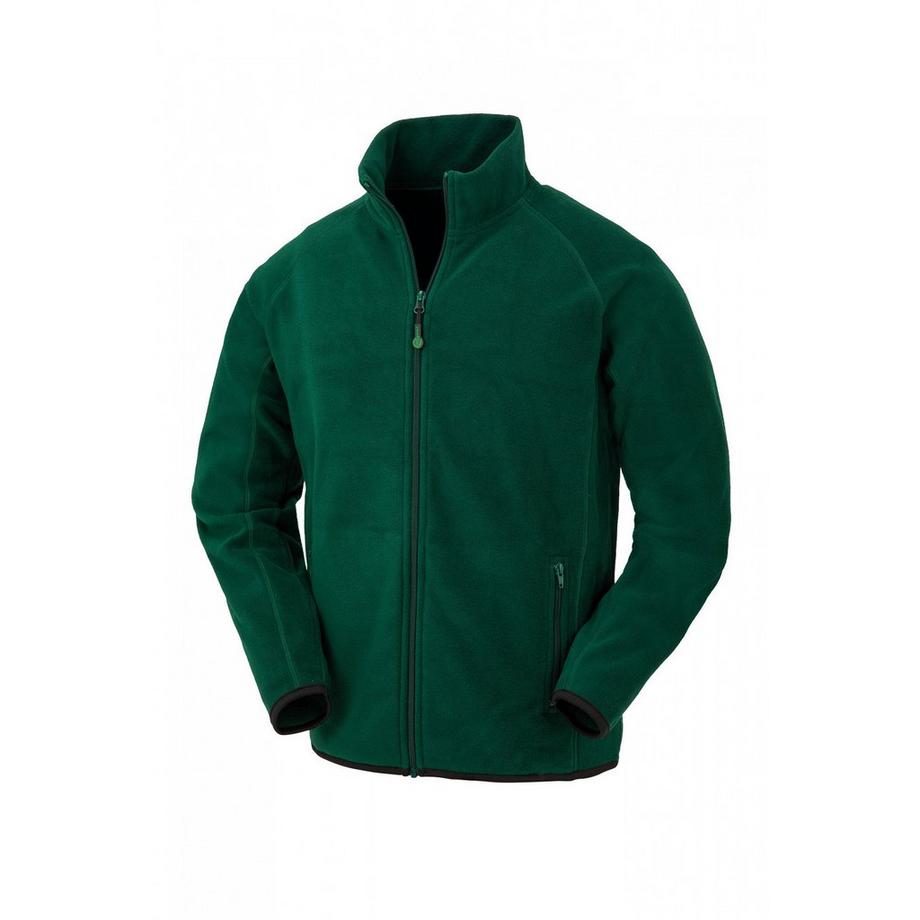polarthermische jacke aus recyceltem fleece