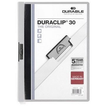 DURABLE Klemmhefter DURACLIP 30 2200/10 für 30 Blatt A4 grau