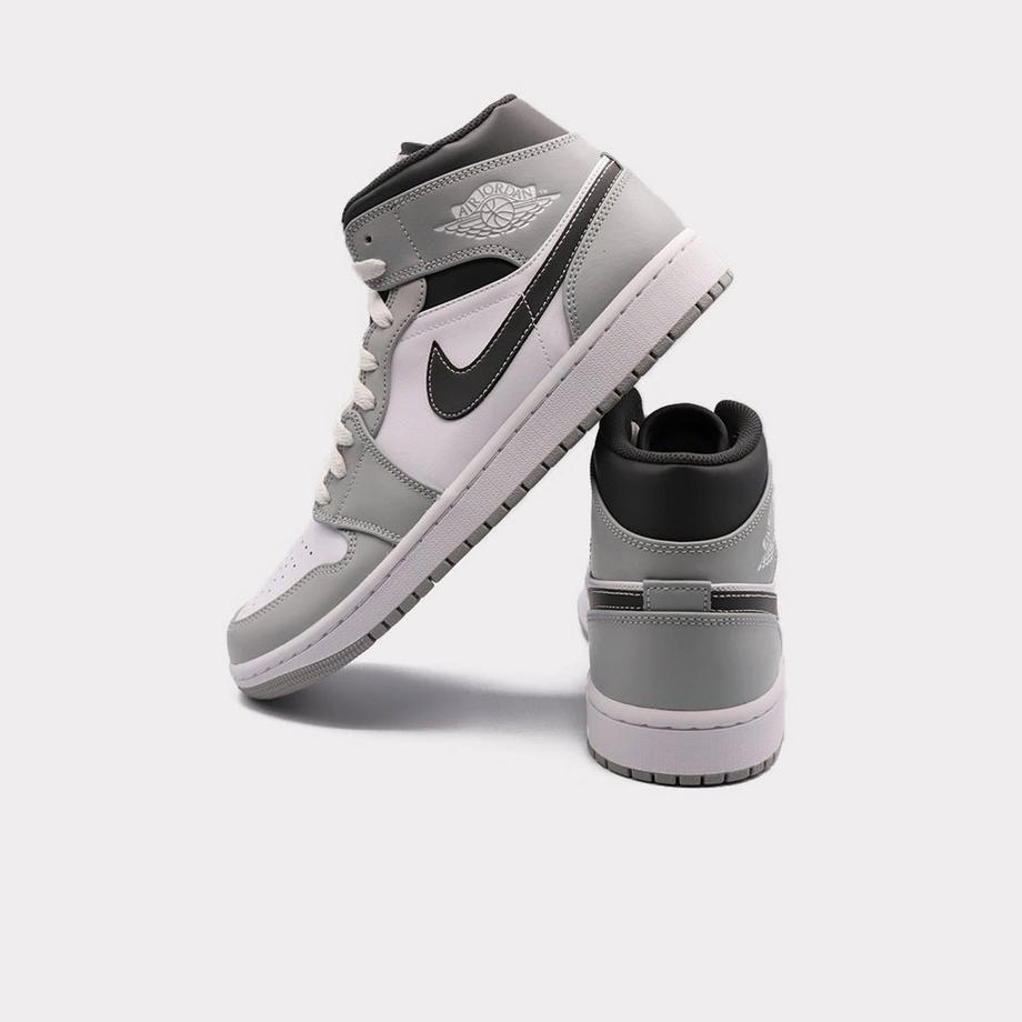 NIKE  Air Jordan 1 - Mid Light Smoke Grey Anthracite 