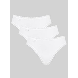 sloggi Cotton Lace Tai Slip Confezione da 3  