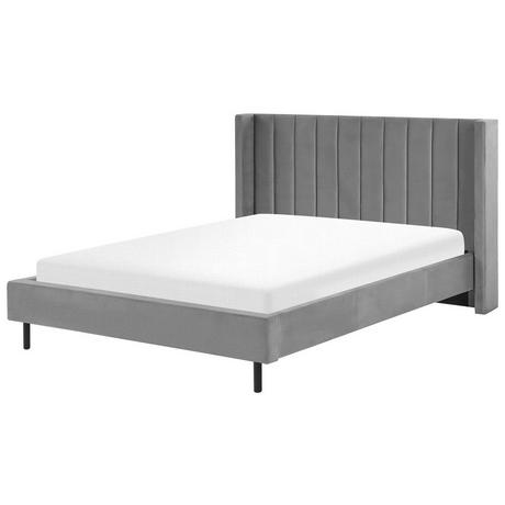 Beliani Bett mit Lattenrost aus Samtstoff Modern VILLETTE  