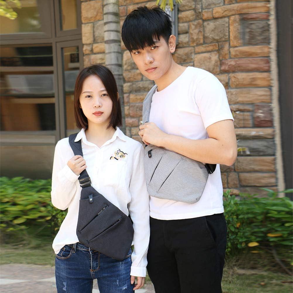 Only-bags.store Wasserdichte Mini Sling Bag Mehrere Taschen Anti-Diebstahl  