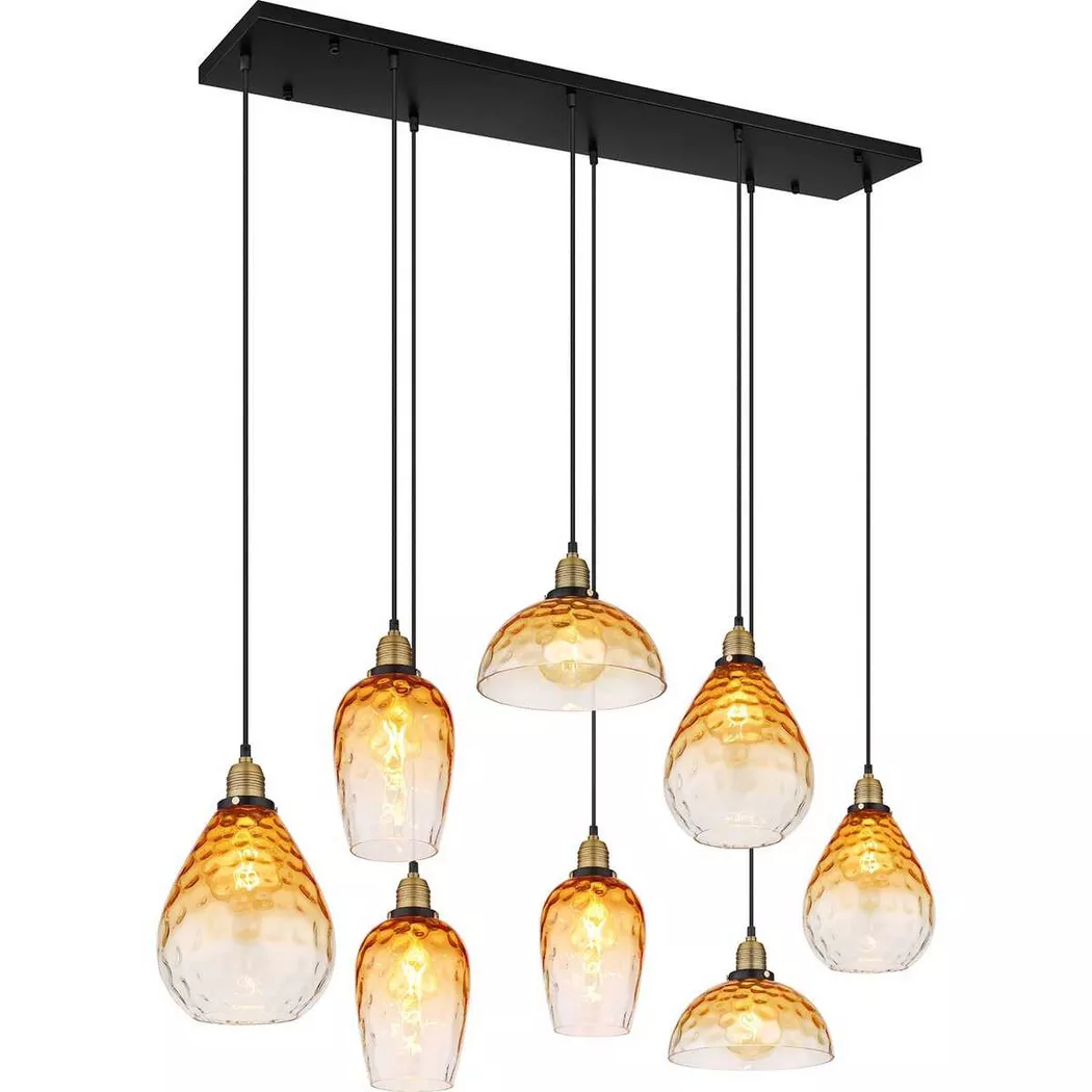 mutoni light – Hängeleuchte Salvy Metall matt 8xE27, One Size