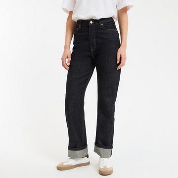 Gerade geschnittene Selvedge-Jeans