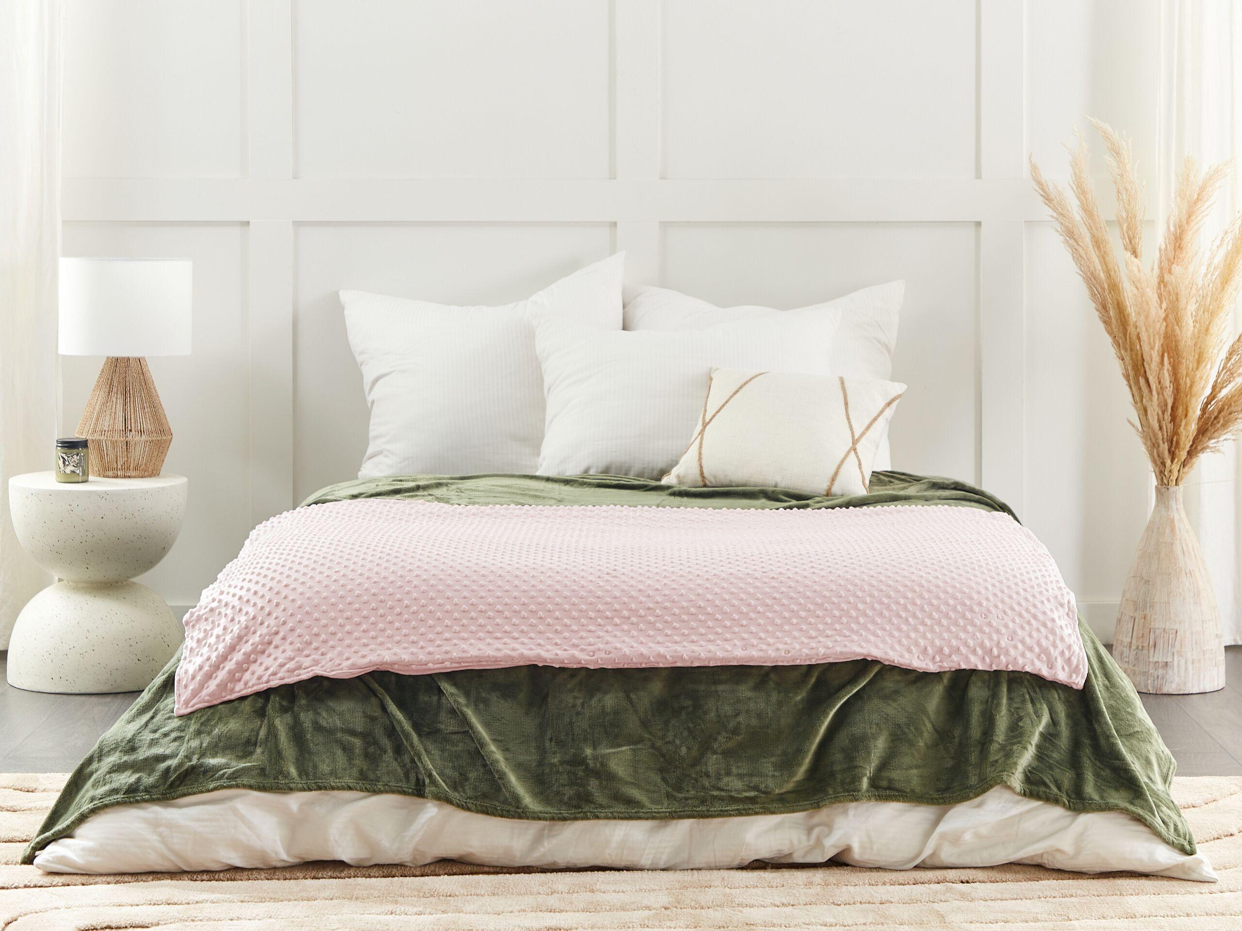 Beliani CALLISTO Fodera per coperta pesante moderna in poliestere  