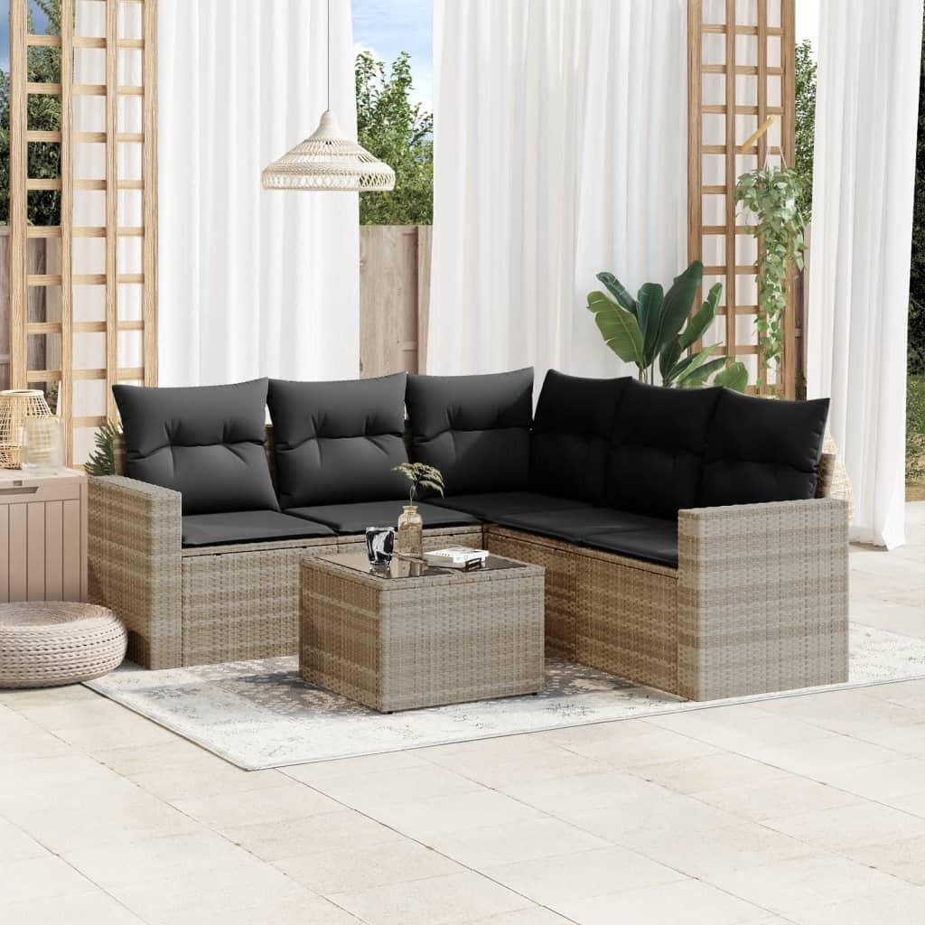 VidaXL Garten sofagarnitur poly-rattan  