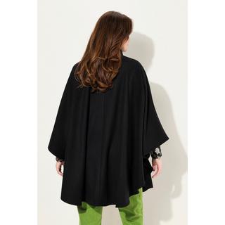 Ulla Popken  Cape col montant, patte de boutonnage et manches longues 