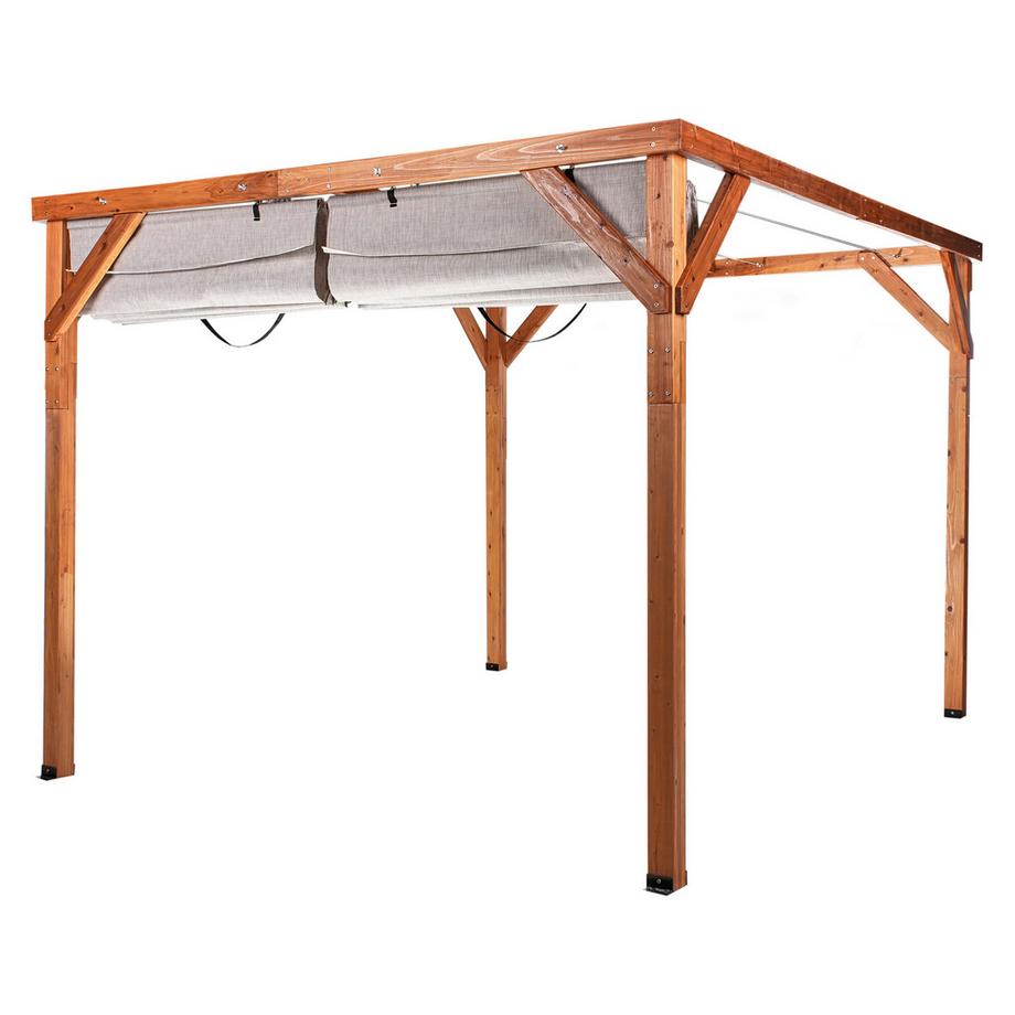 Beliani Pavillon aus Tannenholz  VILLAROSA  