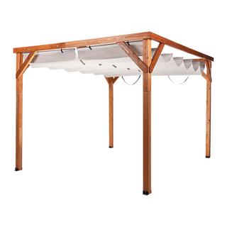 Beliani Gazebo en Legno di abete Rustico VILLAROSA  