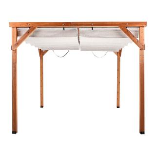 Beliani Gazebo en Legno di abete Rustico VILLAROSA  