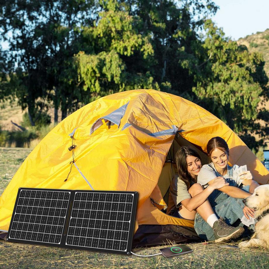 LogiLink  Pannello solare pieghevole con caricabatterie USB 1x USB-C, 1x USB-A 30W 