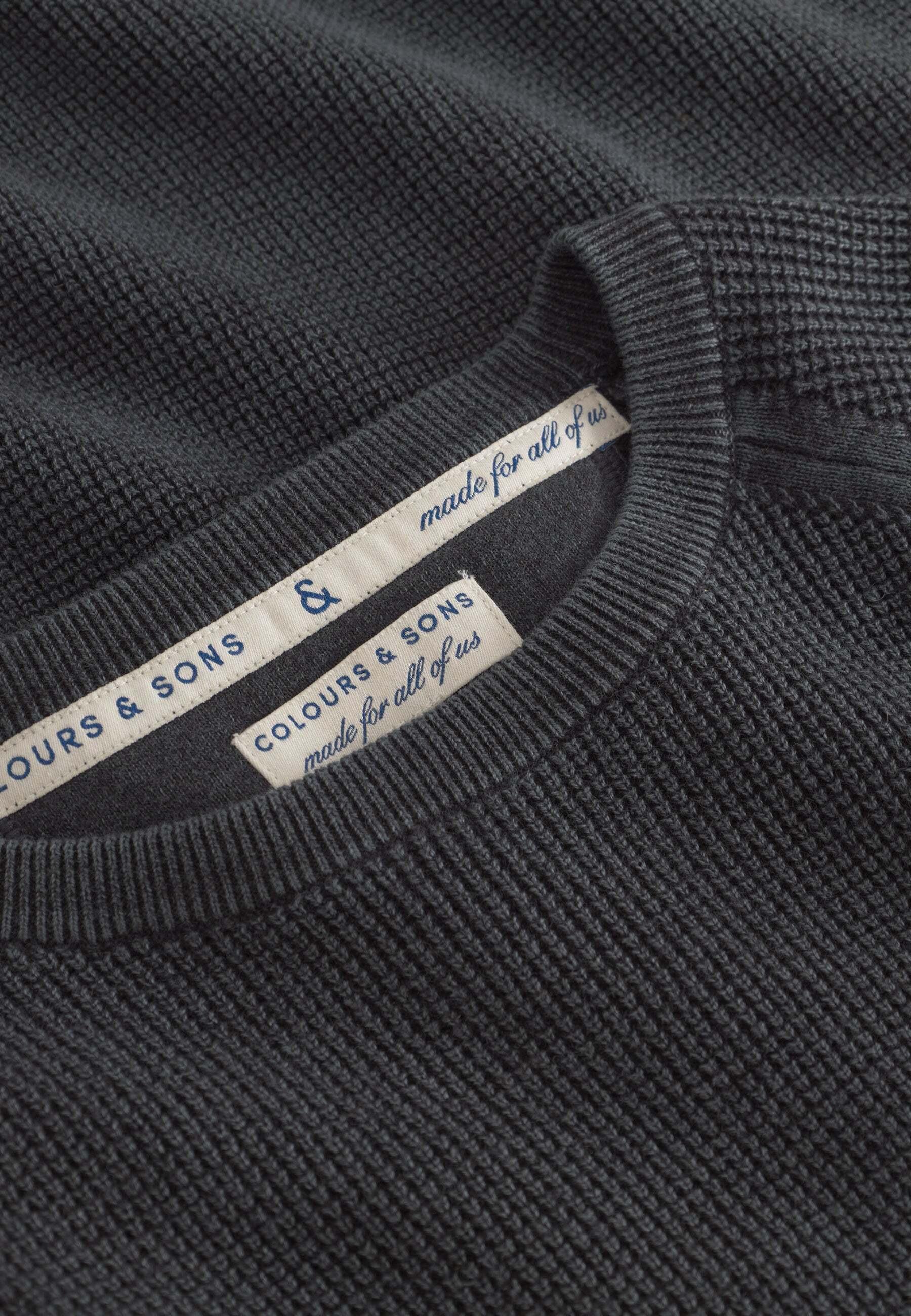 Colours & Sons  Pullover Roundneck Washed 