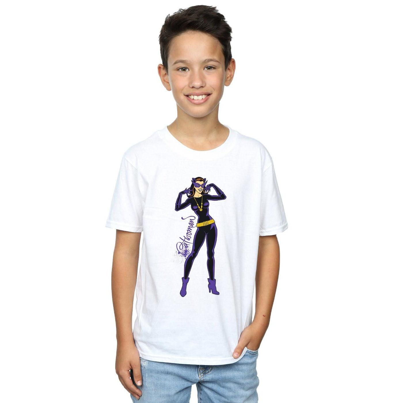 DC COMICS  Tshirt CATWOMAN HAPPY POSE 